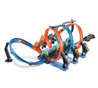 Hot Wheels Corkscrew Crash Track Set & Toy Car