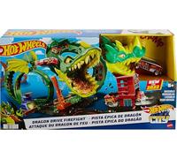 Hot Wheels Dragon Drive Firefight Playset
