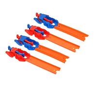 Hot Wheels Tracks Expansion Packs Track Pieces & Connectors 2 Blue 2 Red (Launcher), One Size