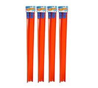 Hot Wheels Tracks Expansion Packs Track Pieces & Connectors 4 Packs of 2 (Straight Track)