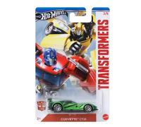 Hot Wheels Transformers Corvette C7.R Green 1:64 Scale Die-Cast