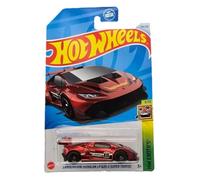 Hot Wheels Treasure Hunt Lamborghini Huracan LP 620-2 Super Trofeo, HW Exotics Series 8/10, Red Die-Cast Car, 2021 Collection