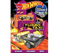 Hot Wheels™: Turbo Taxi Sticker Activity Book (Toy Car Included)