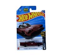 Hot Wheels - TV Series Batmobile - Batman 3/5 - HYY05 - Short Card - Classic - DC Licence - Wine Red - Mattel 2025 - 1:64