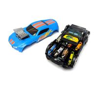 Hot Wheels Two In One Race And Haul Car Case With Rectractable Handle - HWCC15