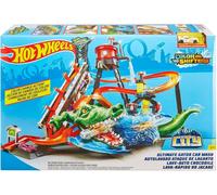 Hot Wheels City ULTIMATE GATOR CAR WASH PLAY SET