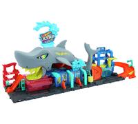 Hot Wheels City Ultra Shark Car Wash, playset