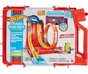 Hot Wheels Unlimited Fuel Can Stunt Box Playset & Car | Portable Track Set in a Container that Looks like a Gas Can, 14 Parts & 1:64 Scale Toy Vehicle , HDX78