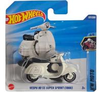 Hot Wheels Vespa 90 SS Super Sprint 1966, Die-Cast Model, White, 1:64 Scale
