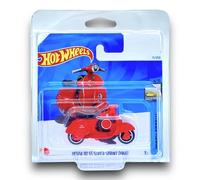 Hot Wheels Vespa 90 SS Super Sprint (1966) (Red) 6/10 Factory Fresh - 2024-71//25 (Short Card) - COMES IN A GENUINE KLAS CAR KEEPER PROTECTOR CASE - HRY52