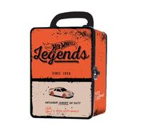 Hot Wheels Vintage 1:64 Scale cars Metal Car Carry Case I 18 Toy Storage & Organiser Gift for Collectors Kids Ages 3 Years Old Up 3D HW Race lid design (Cars not included)