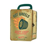 Hot Wheels Vintage 1:64 Scale cars Metal Car Carry Case I 18 Toy Storage & Organiser Gift for Collectors Kids Ages 3 Years Old Up 3D HW Race lid design (Cars not included)