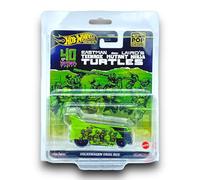 Hot Wheels Volkswagen Drag Bus (Black & Green - Teenage Mutant Ninja Turtles) - 2024 - (Pop Culture) - includes a KLAS Car Keeper Protector Case - HVJ46