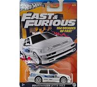 Hot Wheels Volkswagen Jetta MK3 (White), Fast & Furious HW Decades of Fast 4/5, 1:64 Scale