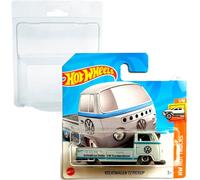 Hot Wheels Volkswagen T2 Pickup HW Hot Trucks 1/10 (42/250) Grey HTD04 2024 + Protector Short Card Frikimonkey
