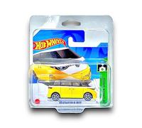 Hot Wheels Volkwagen ID Buzz (Yellow & White) 10/10 HW Green Speed - 2023-173/250 (Short Card) - COMES IN A KLAS CAR KEEPER PROTECTIVE COLLECTORS CASE - HKG51