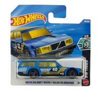 Hot Wheels - Volvo 240 Drift Wagon - JJJ36 - HW Mods 2/5 - Short Card - Blue - Official Volvo Licensed Model - Mattel 2026 (69/250) - 1:64