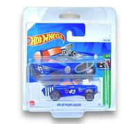 Hot Wheels Volvo P1800 Gasser (Blue & Orange) 4/5 HW Reverse Rake - 2024-153/250 (Short Card) - COMES IN A GENUINE KLAS CAR KEEPER PROTECTOR CASE - HTB92