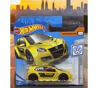 Hot Wheels VW Golf GTI Momo - Yellow Short Card 2019 5/10 19/250 Diecast New