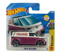 Hot Wheels VW ID. Buzz Bomb Van [White & Purple] HW Euro 4/10, 86/250, New for 2026! 1:64 Scale Diecast Toy Vehicle