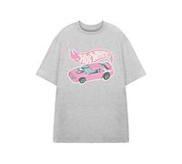 Hot Wheels Womens/Ladies Car Short-Sleeved T-Shirt / S Grey Marl NS8806