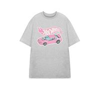 (Small) Hot Wheels Short Sleeved T-Shirt (Womens Grey)