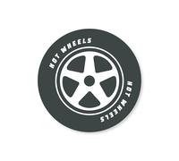 Hot Wheels™ x Bonjour Fête Black Tire Small Paper Party Plates | Disposable Cake | Official Mattel Licensed | Premium Party Supplies & Decor | Kids' Birthday Parties, Car Racing Theme | Pack of 8, 8"