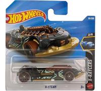 Hot Wheels - X-Steam - X-Raycers 2/5 - Short Card - JJK76 - Mattel 2026 (30/250) - Brown Steampunk Fantasy Car - 1:64