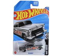 Hot Wheels Zamac '55 Chevy, Rod Squad 3/10 [Silver] 45/250