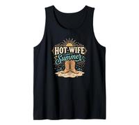 Hot Wife Summer Cowboy Boots Beach Bachelorette Tank Top