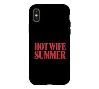 Hot Wife Summer Funny Confident Marriage Vacation Vibes Case for iPhone X/XS