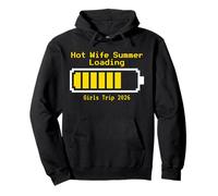 Hot Wife Summer Loading Battery Pullover Hoodie