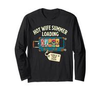 Hot Wife Summer Loading Vacation Luggage Long Sleeve T-Shirt