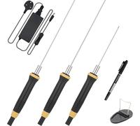 Hot Wire Foam Cutter Kit, 3-in-1 Electric Polystyrene Cutter with 3Pcs Hot Cutting Pen(10CM, 15CM, 20CM), 100-240V/ 36W Power Supply, for Foam Styrofoam Cutting, Detail Handling, DIY Crafts