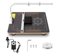 Hot Wire Foam Cutter Table 24W, 19"x15" Electric Tabletop Hotwire Tool with Adjustable Temperature 0-400°C & Ruler Guide, Precision Cutting Tool for Cutting Foam, Styrofoam, Model Making DIY Craft
