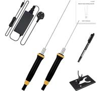 Hot Wire Foam Cutter with UK Plug, 36W Electric Polystyrene Cutter with 2Pcs Hot Cutting Pen (15CM & 20CM), Higher Temperature, for Foam Carving Styrofoam Cutting, Detail Handling, DIY Crafts