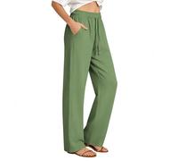 HOT1950s Army Green Tracksuit Bottoms Women Stretch Cargo Work Trousers Lightweight Hiking Walking Tracksuit Bottoms with Pockets Outdoor Sports Pants Training Gym Workout Joggers Bottoms Size L