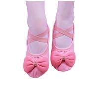 HOT1950s Ballet Shoes for Girls Bow Lace Cross Elastic Strap Slip-On Flats Shoes Breathable Lightweight Soft Bottom Footwear Slippers Yoga Indoor Gymnastic Footwear