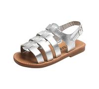 HOT1950s Kids Sandals Girls Open Toe Solid Color Princess Shoes with Buckle Strap Lightweight Soft Sole Summer Roman Beach Sandals Wide Fit Comfortable Flat Footwear Shoes