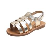HOT1950s Kids Sandals Girls Open Toe Solid Color Princess Shoes with Buckle Strap Lightweight Soft Sole Summer Roman Beach Sandals Wide Fit Comfortable Flat Footwear Shoes