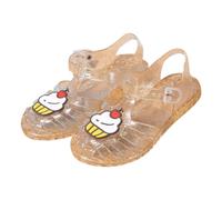 HOT1950s Kids Sparkly Shoes Soft Sole Butterfly Princess Shoes with Buckle Strap Open Toe Breathable Hollow Roman Beach Sandals Casual Outdoor Lightweight Summer Sandals