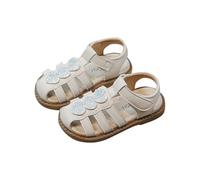 HOT1950s Sparkly Shoes for Kids Heart Shining Hollow Toe Flat Sandals Soft Sole Casual Princess Shoes Lightweight Summer Beach Footwear Ankle Strap Wide Fit Sandals