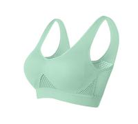 HOT1950s Sports Bras High Impact for Large Breasts Wireless Yoga Bra Stretch Support Bounce Control Full Coverage Wirefree Workout Ultimate Running Bras Comfort Yoga Tops