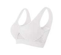 HOT1950s Wireless Bras for Women UK Oversized Support Comfort Racer Back Bras with Removable Pads Seamless Sleep in Yoga Bralette Running Crop Gym Stretch Tops Vest