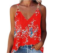 HOT1950s Womens Gym Vest Top Women V Neck Leopard Print T Shirt Women Spaghetti Strap Sleeveless Cami Crop Top Womens T Shirts Sleeveless Tops Vest Tops Women UK Loose Fit Cami Top Women Tops Summer