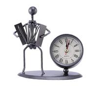 Hotaden 1pc Antique Clock Room Vintage Clock Table Clock Retro Roman Digital Clock Instrumental Performance Desktop Ornaments