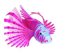 Hotaden Artificial Tropical Fishes Glowing Ornament Silicone Floating Fake Fishes Aquarium Decorative for Fish Tank