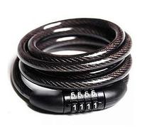 Hotaden Bike Lock Cable Bicycle Digit Combination Master Cable Lock Lightweight Bike Chain Lock Set Cable 4-digit Resettable Number