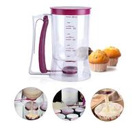 Hotaden Manual Cupcake Pancake Cookie Cake Waffles Pastry Batter Dispenser Speratator Measuring Cup Baking Tools 900ml
