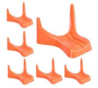 Hotainoys 6PCS Football Kicking Tee, High Visibility Non-Slip Plastic Kicking Tee 3D Hevy Duty Secure Football Stand for Personal & Team Practice